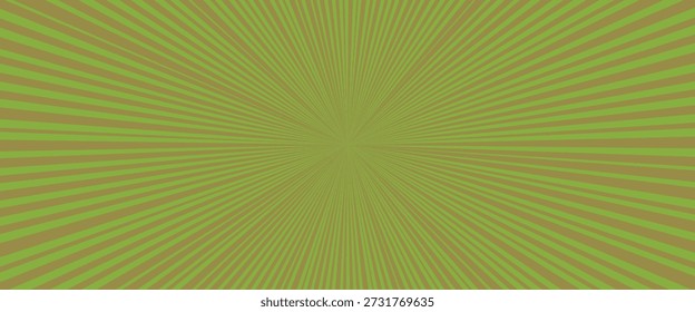Olivgrün und hellgrün Sunburst Muster Hintergrund Design Sunburst, radial, Muster, Hintergrund