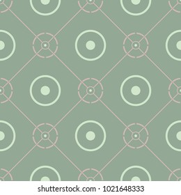 Olive green seamless geometric pattern for wallpapers, textile and fabrics