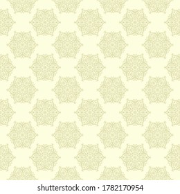 Patrón verde oliva sin soldadura. Diseño oriental. Ilustración del vector