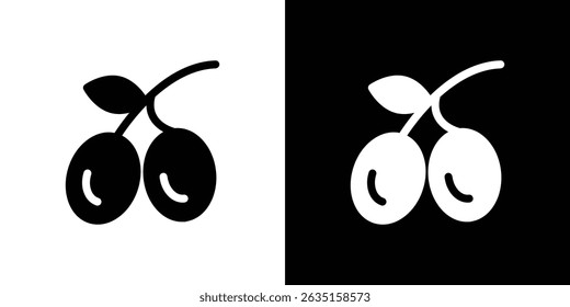 Olive icon concept, vector illustration