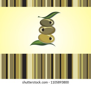 Olive icon. Elegant vector illustration.