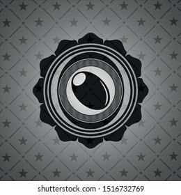 olive icon inside black emblem