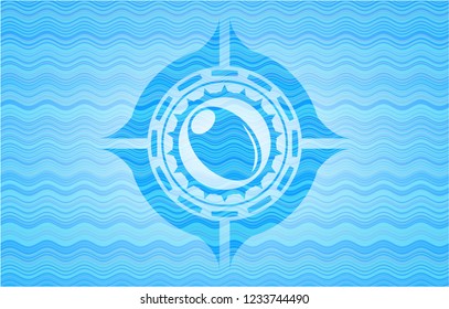 olive icon inside water badge.