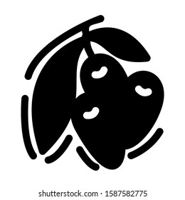 olive icon isolated sign symbol vector illustration - high quality black style vector icons
