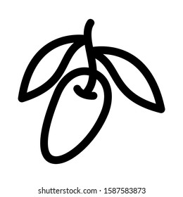olive icon isolated sign symbol vector illustration - high quality black style vector icons
