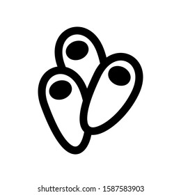 olive icon isolated sign symbol vector illustration - high quality black style vector icons
