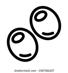 olive icon isolated sign symbol vector illustration - high quality black style vector icons
