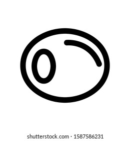 olive icon isolated sign symbol vector illustration - high quality black style vector icons
