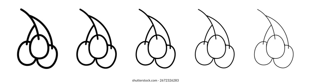 Olive icon for mobile concept and web design.