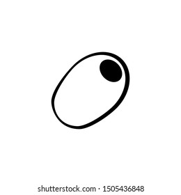 Olive icon. Nature food symbol