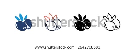 Olive Icon set multiple style collection