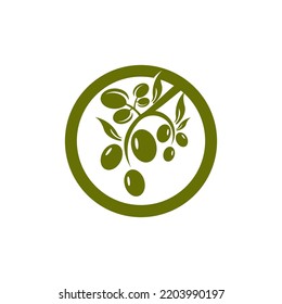 Olive Icon And Symbol Vector Illustration