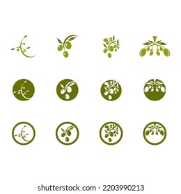 Olive Icon And Symbol Vector Illustration