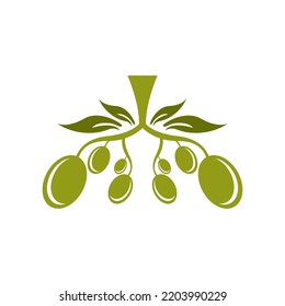 Olive Icon And Symbol Vector Illustration