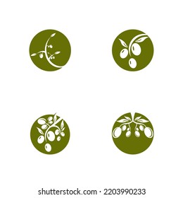 Olive Icon And Symbol Vector Illustration