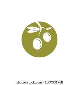 olive icon vector illustration design template