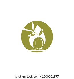 olive icon vector illustration design template