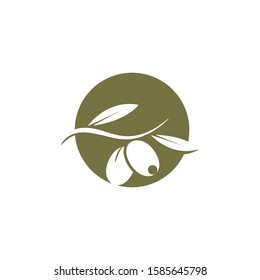 olive icon vector illustration design template