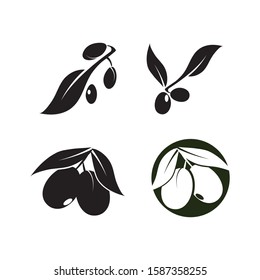 olive icon vector illustration design template