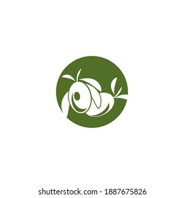 olive icon vector illustration design template