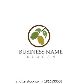 olive icon vector illustration design template