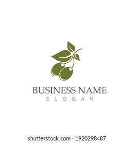 olive icon vector illustration design template