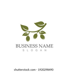 olive icon vector illustration design template