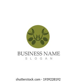 olive icon vector illustration design template