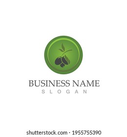 olive icon vector illustration design template