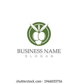 olive icon vector illustration design template