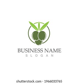 olive icon vector illustration design template