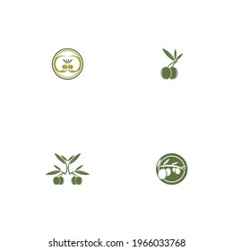 olive icon vector illustration design template