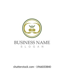 olive icon vector illustration design template