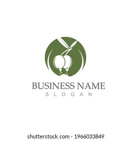 olive icon vector illustration design template