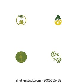 olive icon vector illustration design template