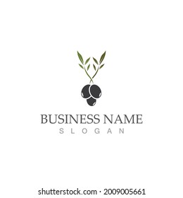 olive icon vector illustration design template