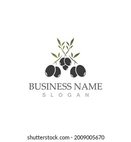 olive icon vector illustration design template