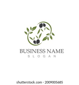 olive icon vector illustration design template