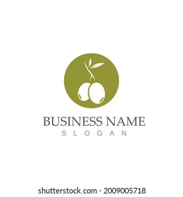 olive icon vector illustration design template