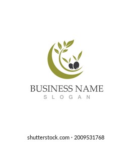 olive icon vector illustration design template