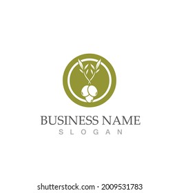 olive icon vector illustration design template