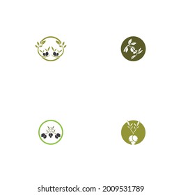 olive icon vector illustration design template
