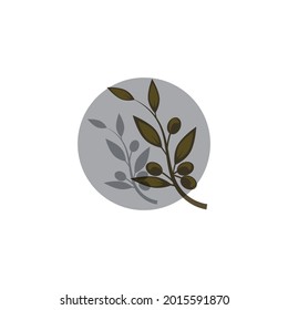olive icon vector illustration design template