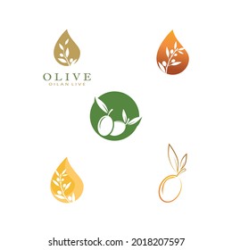 Vektorgrafik-Design mit Olivenzeichen