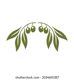 olive icon vector illustration design template