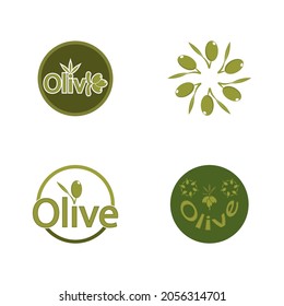 olive icon vector illustration design template