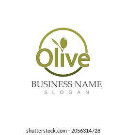 olive icon vector illustration design template