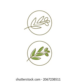 Olive icon vector illustration design template