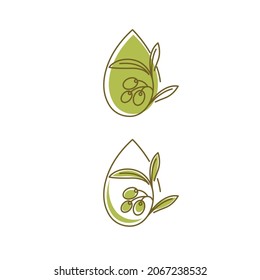 Olive icon vector illustration design template