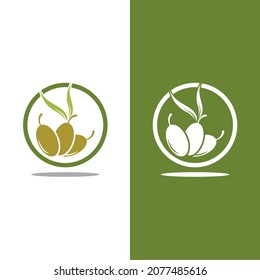 olive icon vector illustration design template